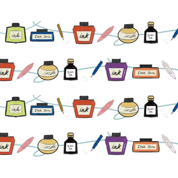 StickersByZach - Washi Tape - Pens & Inks (Mini)