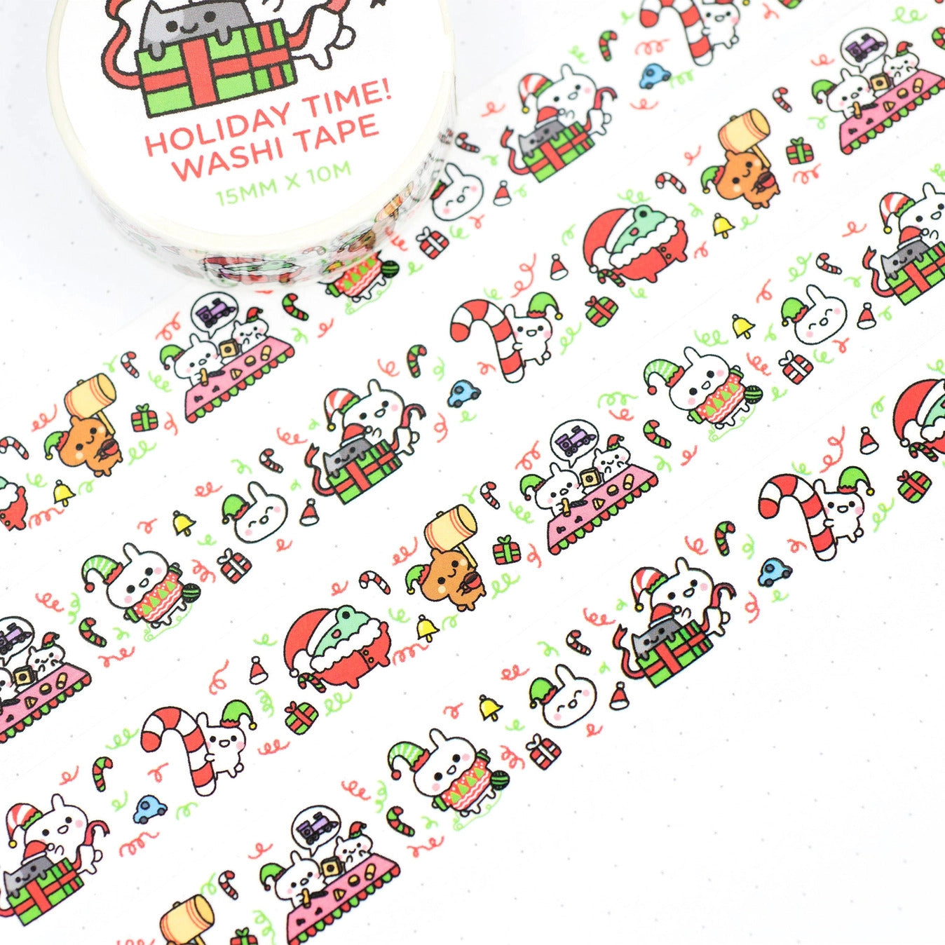 Robot Dance Battle - Holiday Time Washi Tape