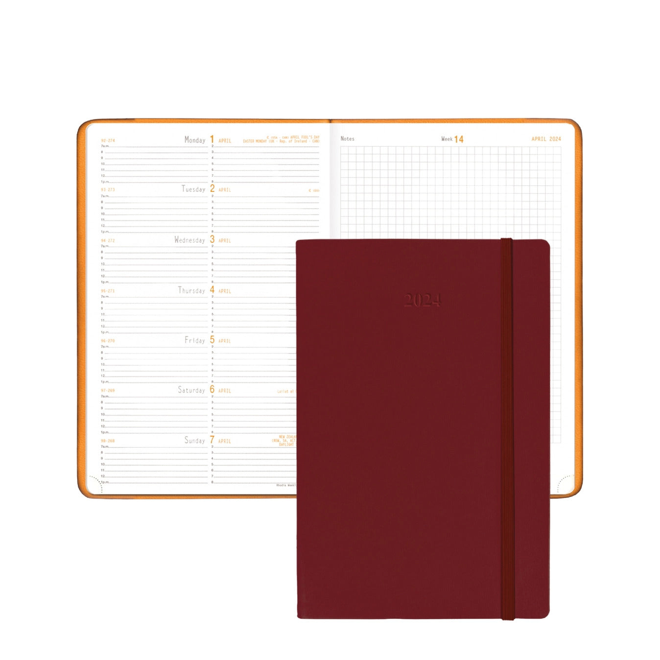 Rhodia 2025 WebPlanner Weekly Notebook 6 x 9"