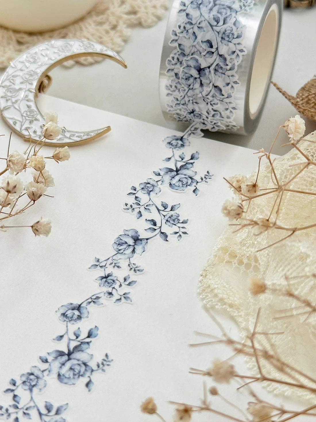 Leelajournals - Rose Vine Die Cut Washi Tape