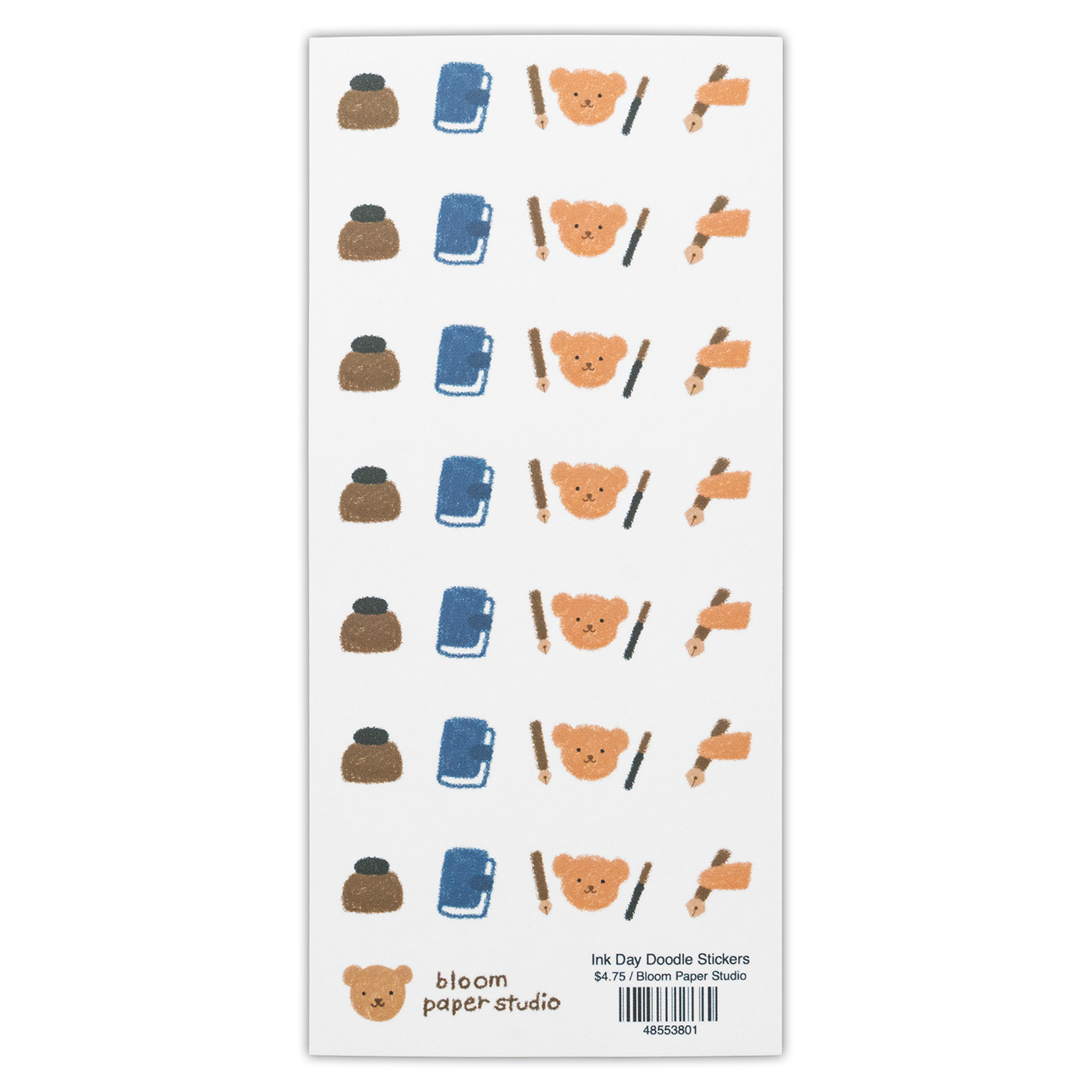 Bloom Paper Studio - Sticker - Ink Day Doodle
