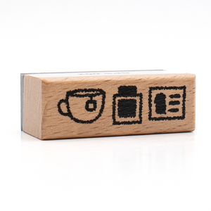 Bloom Paper Studio - Cozy Ink Sesh Wooden Stamp