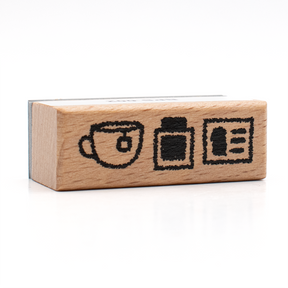 Bloom Paper Studio - Cozy Ink Sesh Wooden Stamp