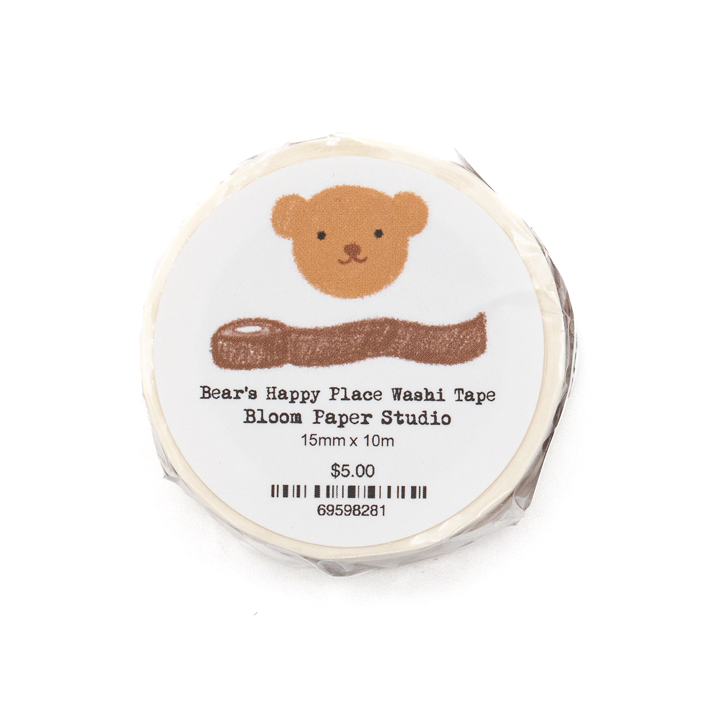 Bloom Paper Studio - Washi Tape - Bear's Happy Place