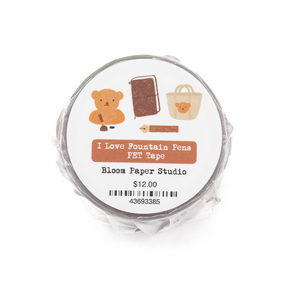 Bloom Paper Studio - PET Tape - I Love Fountain Pens