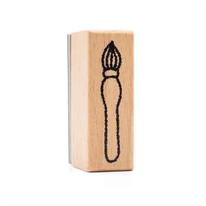 Bloom Paper Studio - Glass Dip Pen Wooden Stamp