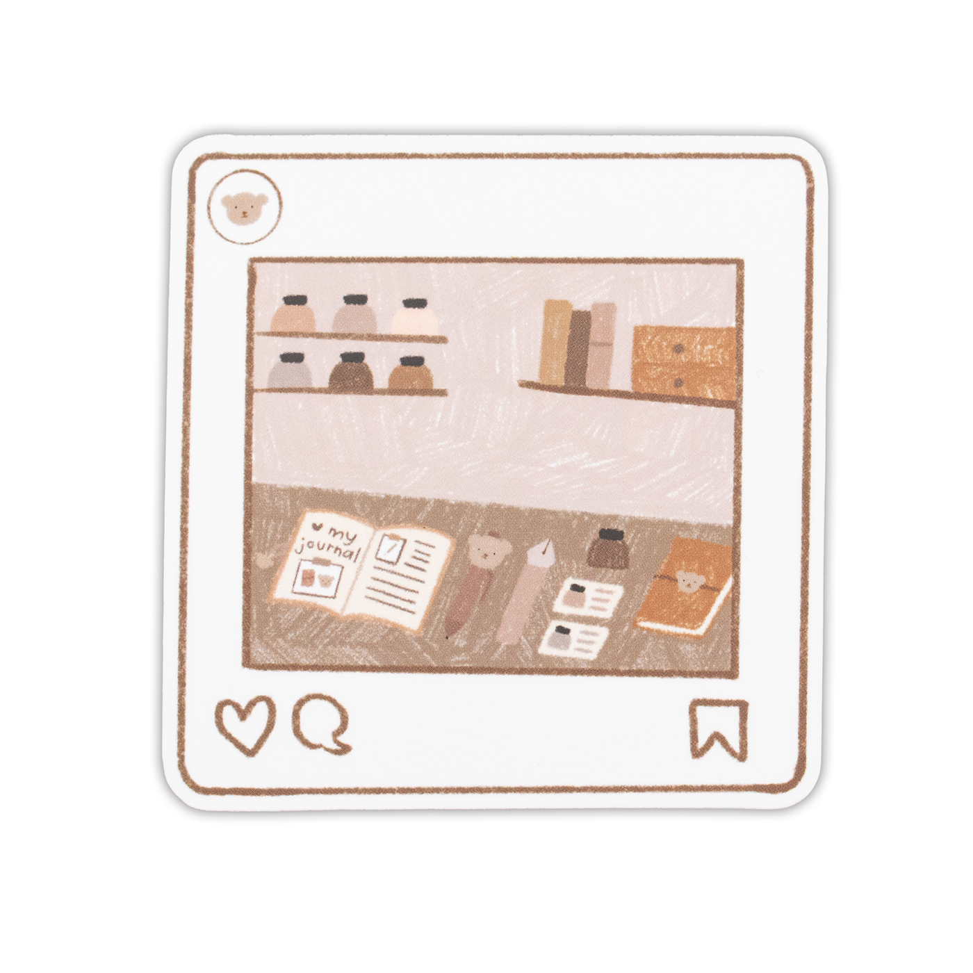 Bloom Paper Studio - Sticker - Like Bear's Post