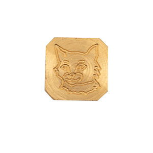 Jacques Herbin Brass Wax Seal Symbol - Cat