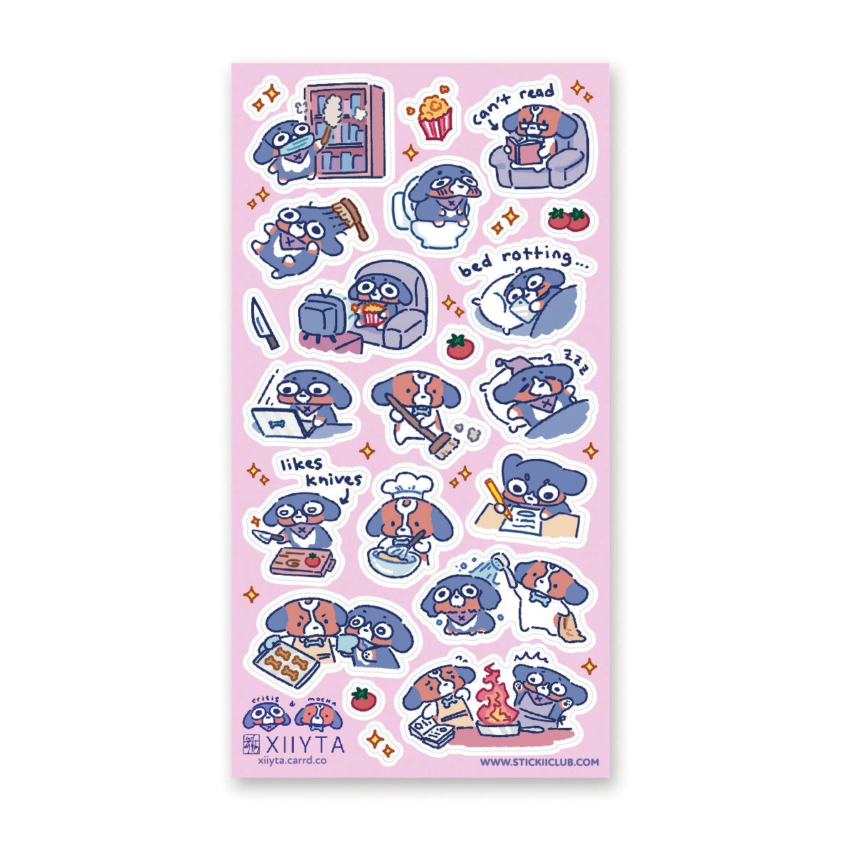 STICKII Sticker Sheet - Crisis & Mocha