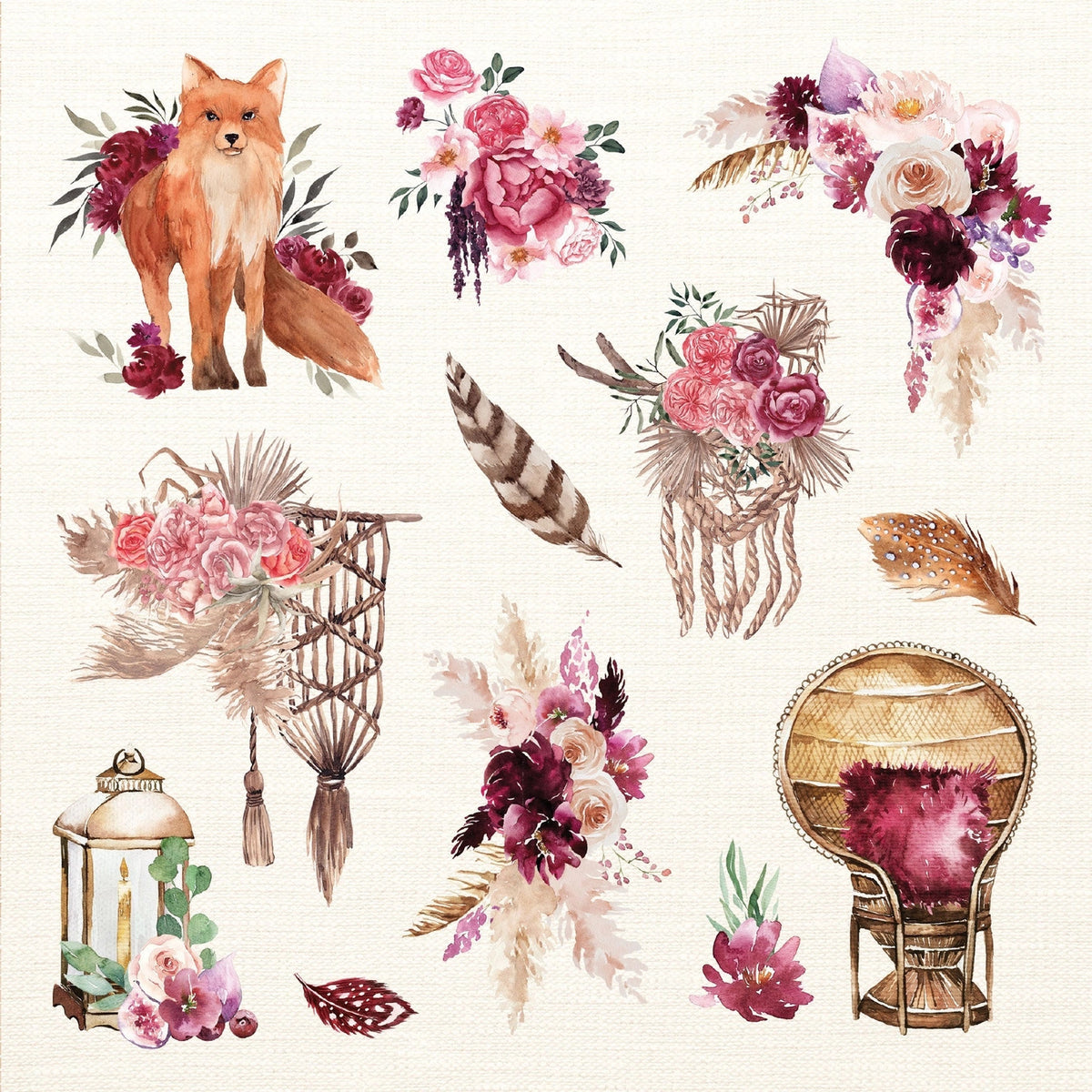 Peter Pauper Press - Boho Dreams Sticker Book