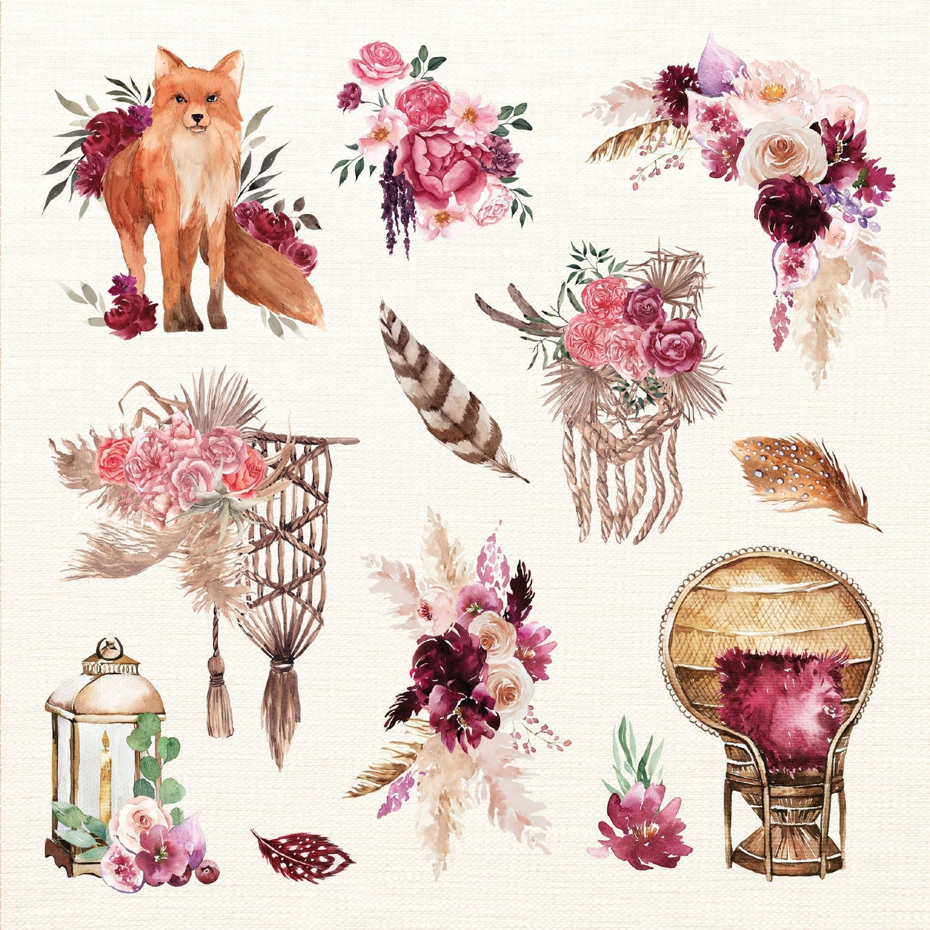 Peter Pauper Press - Boho Dreams Sticker Book