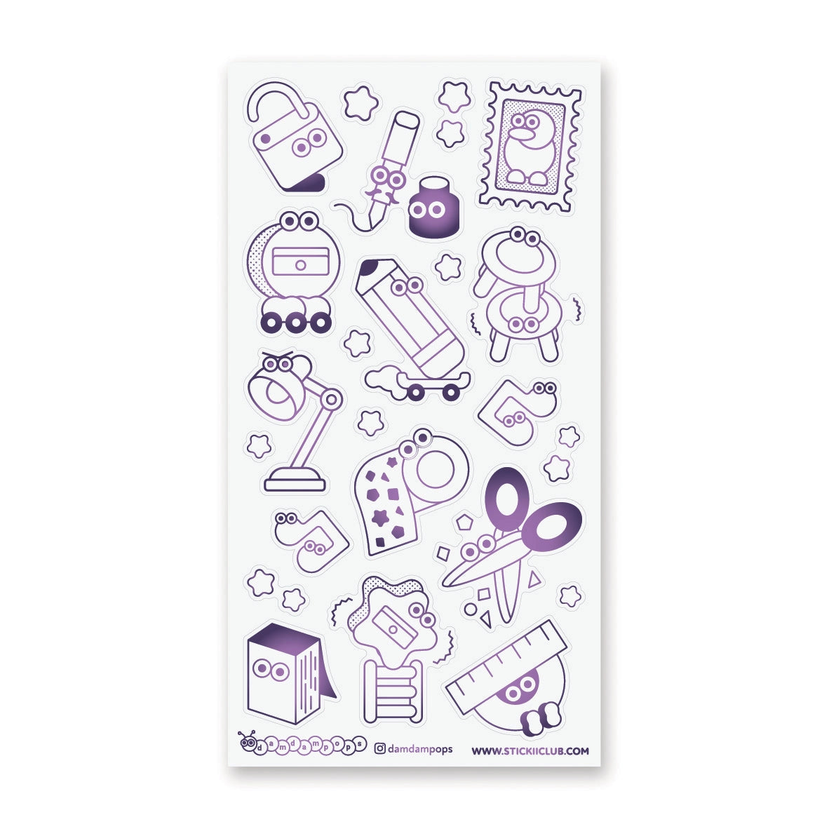 STICKII Sticker Sheet - Googly Eyed Supplies