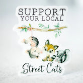 Savannah and James Co - Vinyl Sticker - Local Street Cats