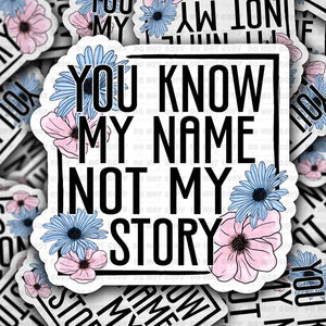 It's Transfer Time - Die Cut Sticker - You Know My Name