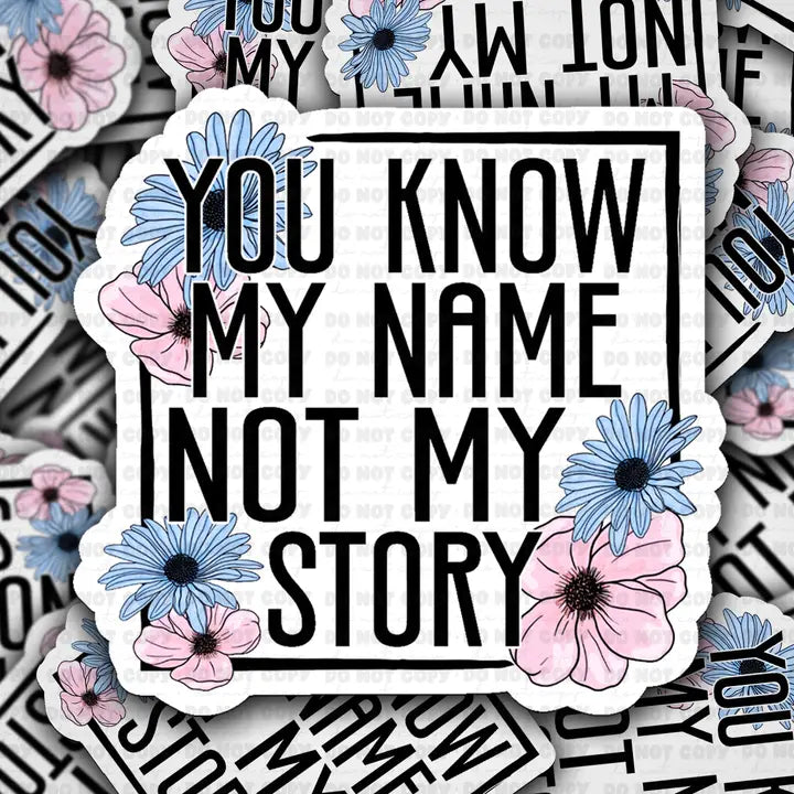 It's Transfer Time - Die Cut Sticker - You Know My Name