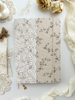 Leelajournals - Rose & Lace Notebook A5 Dot