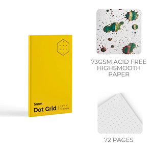 LOCHBY - Tomoe River Notebook A7 Dot Grid (4 Pack) 73gsm