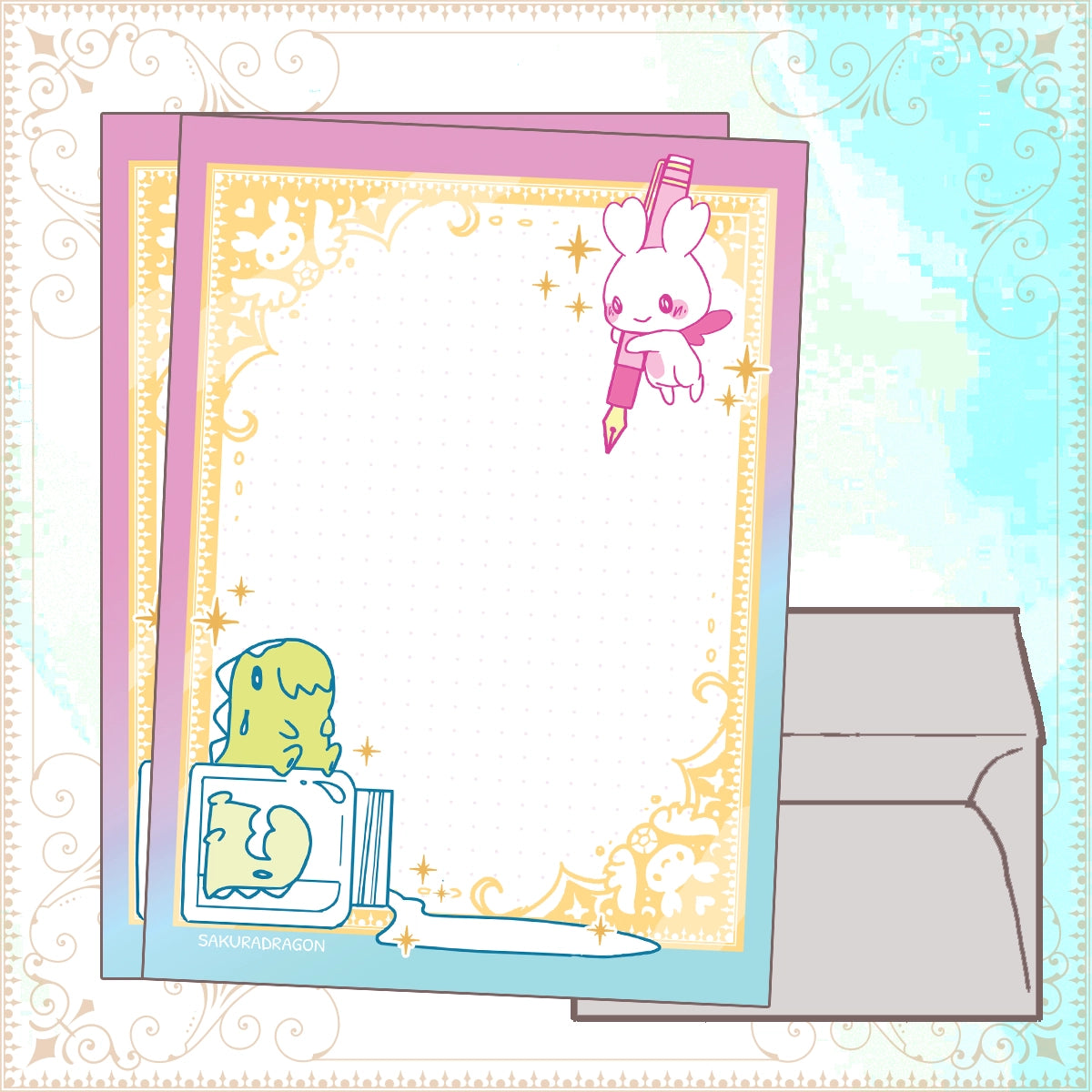 Sakuradragon - Pen and Ink Letter Set