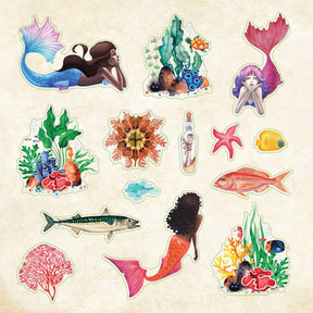 Peter Pauper Press - Poseidon's Kingdom Sticker Book