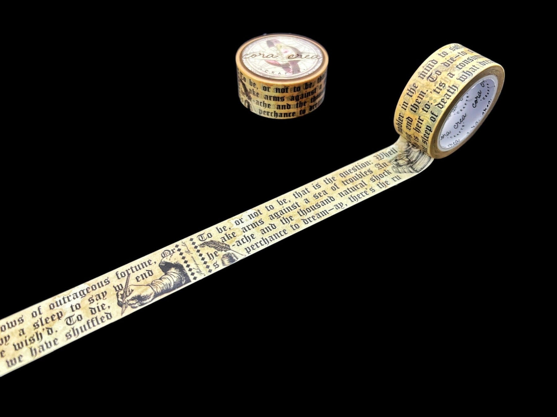 CoraCreaCreations - Shakespeare Washi Tape