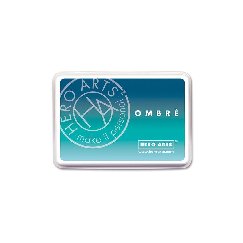 Hero Arts Ombre Ink Pad - Tide Pool To Navy