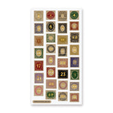 STICKII Sticker Sheet - Gilded Stamps Numbers