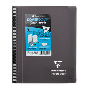 Clairefontaine  A5 Side Wirebound Sketch Notebook