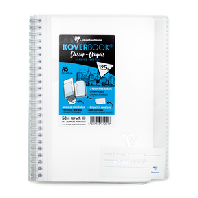 Clairefontaine  A5 Side Wirebound Sketch Notebook