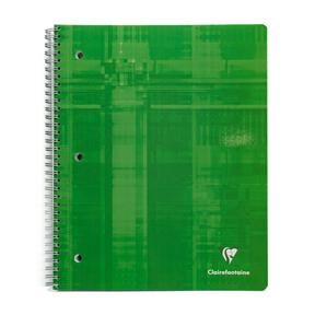 Clairefontaine Classics A4 Side Wirebound Notebook-Lined (3-Hole Punch)