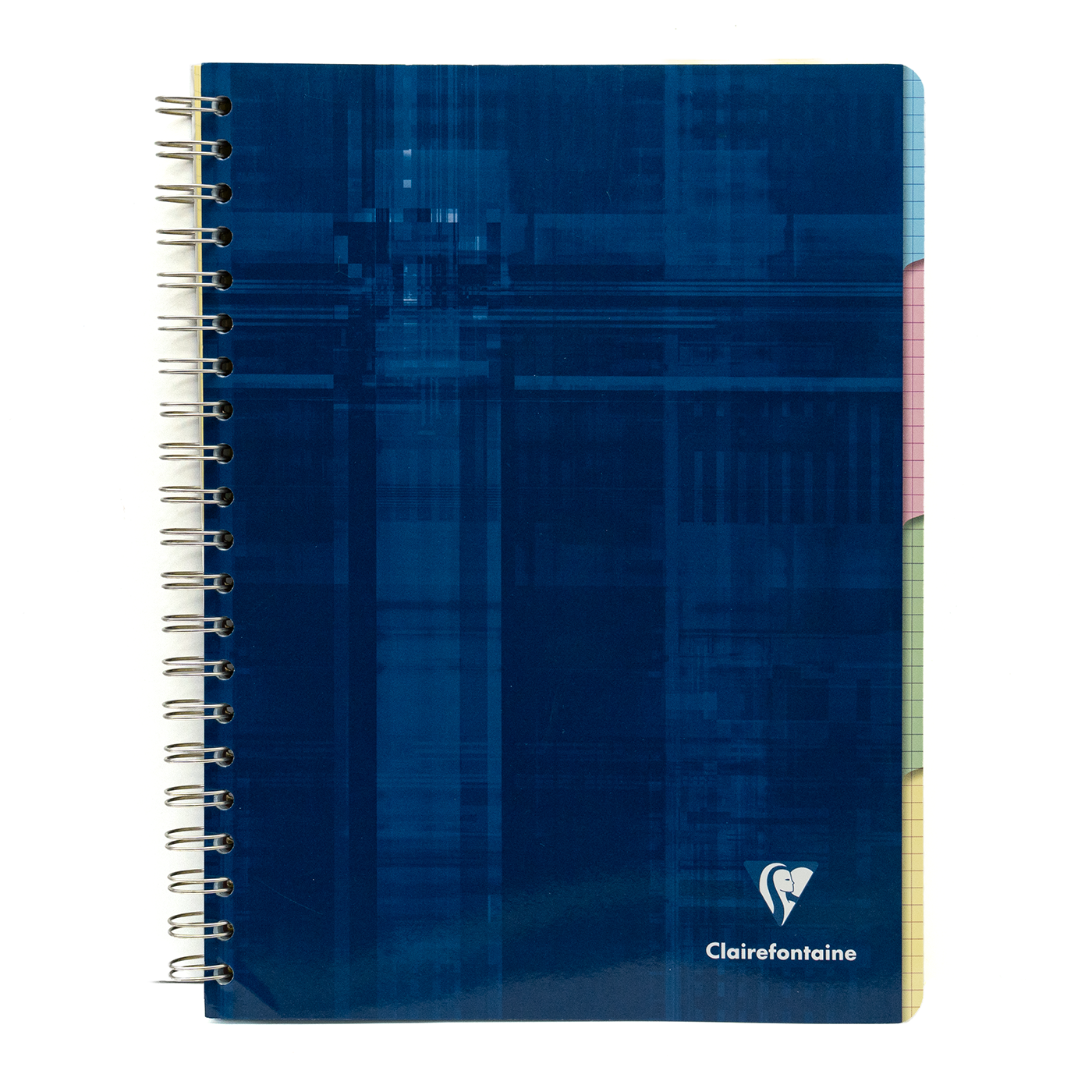 Clairefontaine Classics A4 Side Wirebound 4-Subject Notebook- Graph