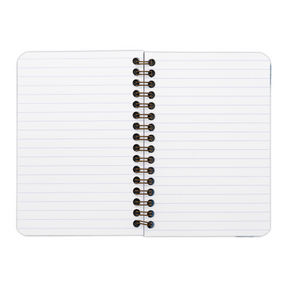 Clairefontaine Basics Side Wirebound Notebook 3 ½ x 5 ½ Blue, Lined