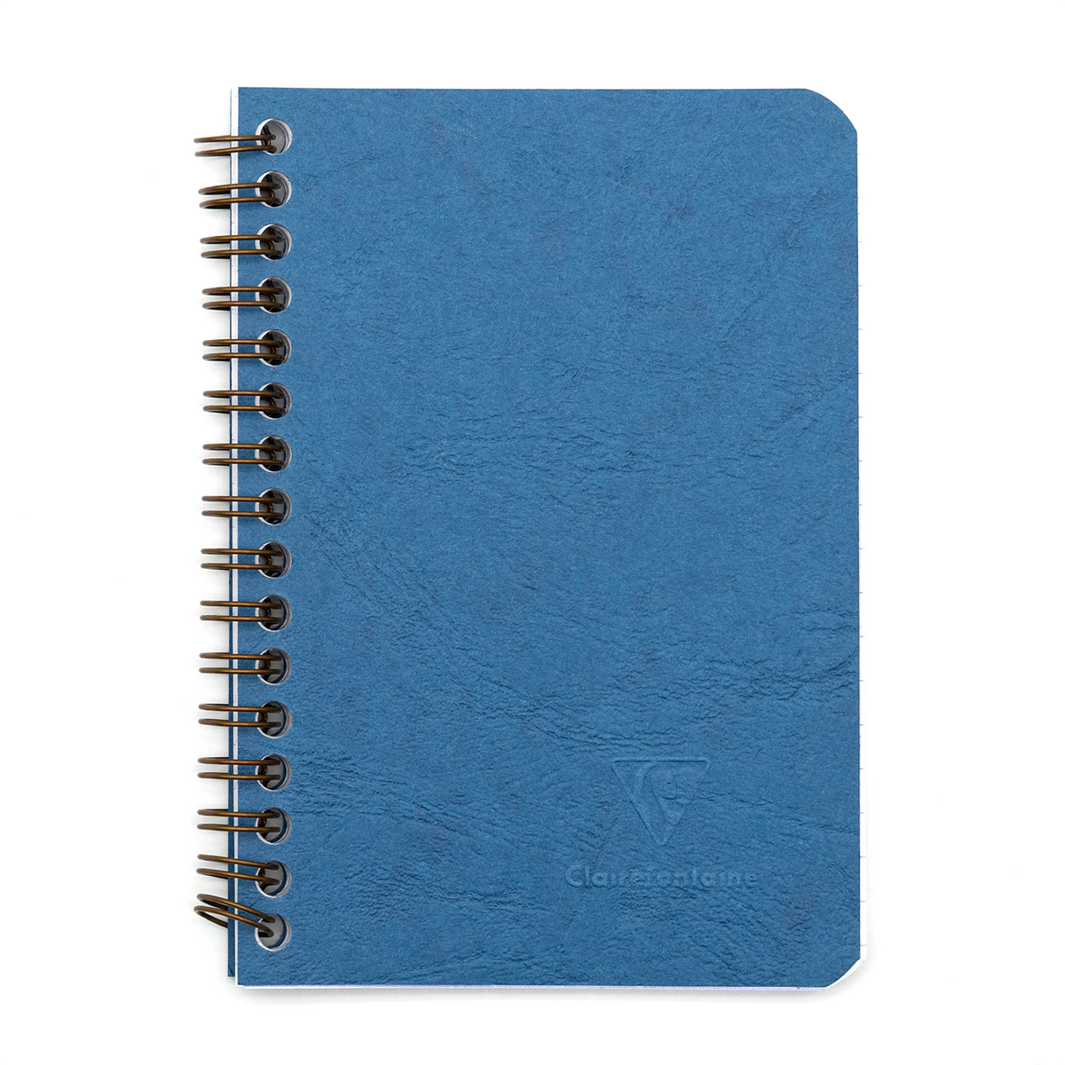 Clairefontaine Basics Side Wirebound Notebook 3 ½ x 5 ½ Blue, Lined