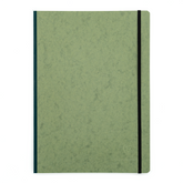 Clairefontaine Basics A4 Side Clothbound Notebook- Green, Lined
