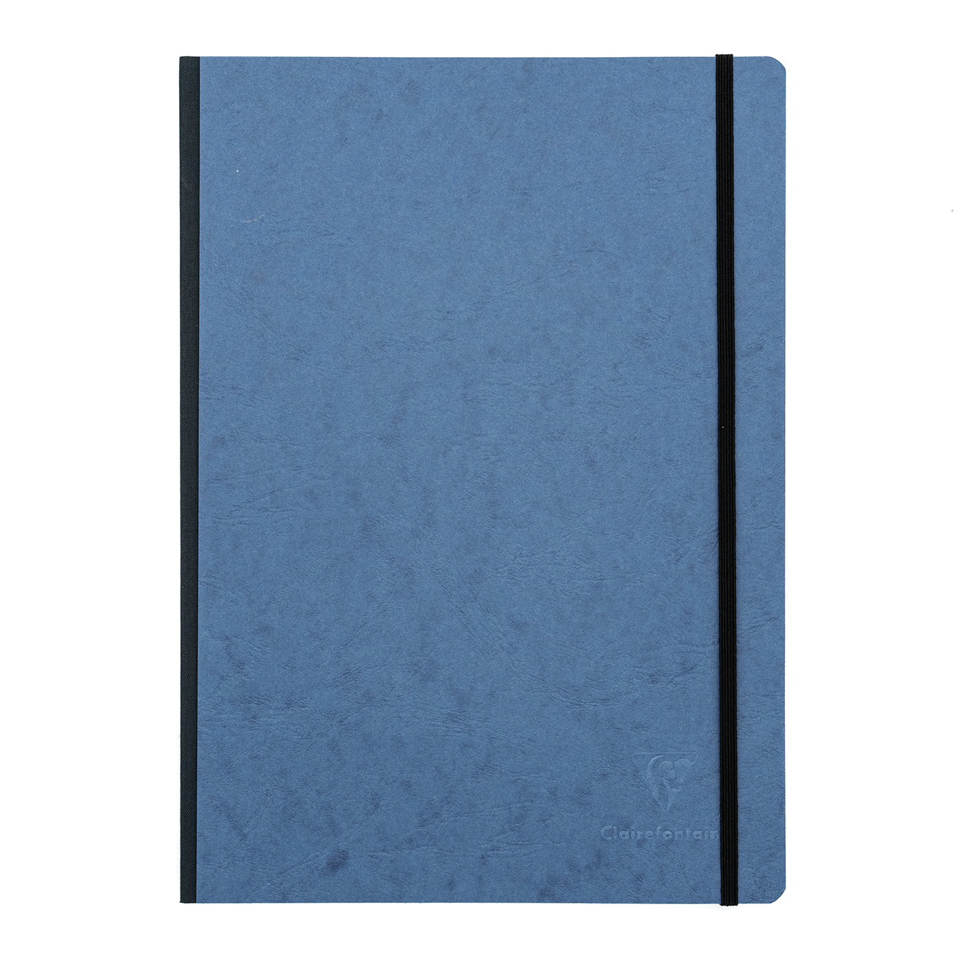 Clairefontaine Basics A4 Side Clothbound Notebook- Blue, Lined