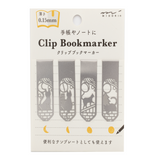 Midori Bookmark Clip- Cat and Moon