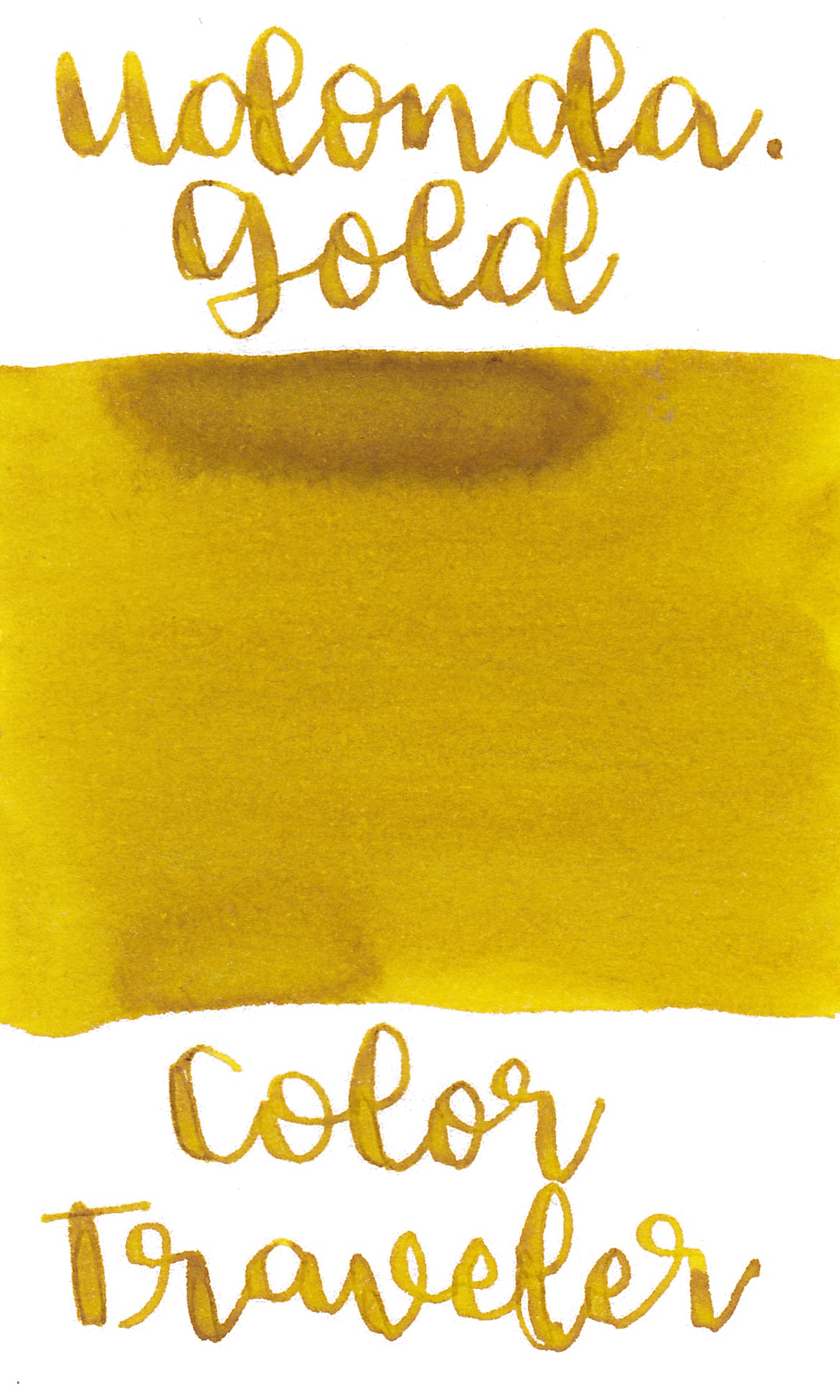 Color Traveler Sanuki Udondashi Gold Ink