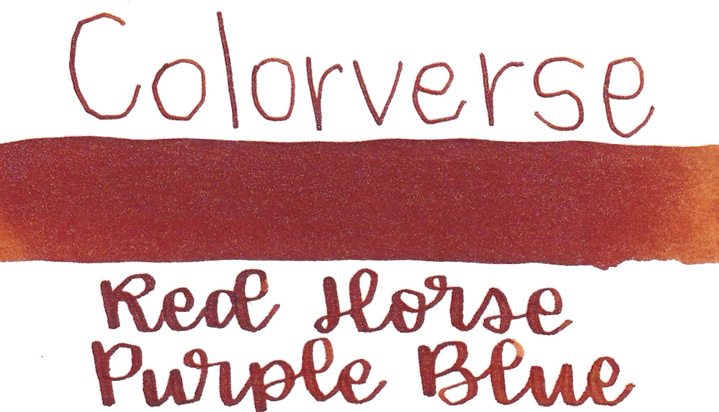 Colorverse ink swatch in Red Horse Purple Blue.