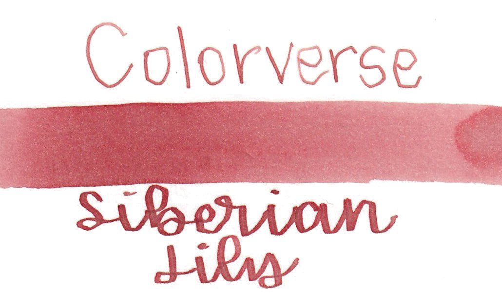Colorverse Korea Wildflower Series Ink #72 Siberian Lily