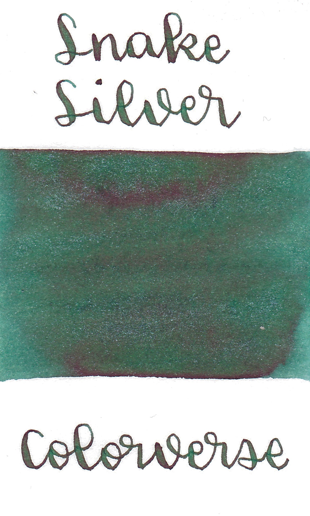 Colorverse 2025 Blue Green Snake Glistening Silver