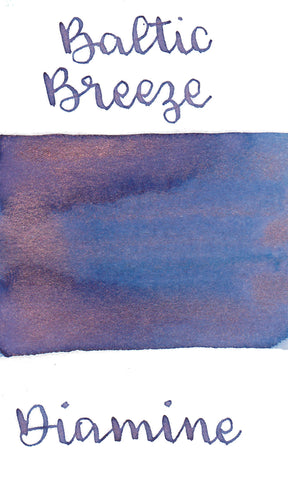 Diamine Black Edition Baltic Breeze Shimmer Ink