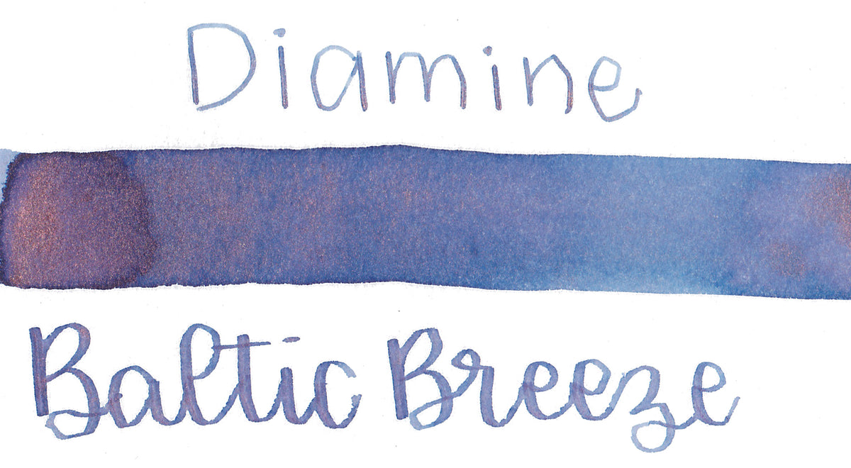 Diamine Black Edition Baltic Breeze Shimmer Ink