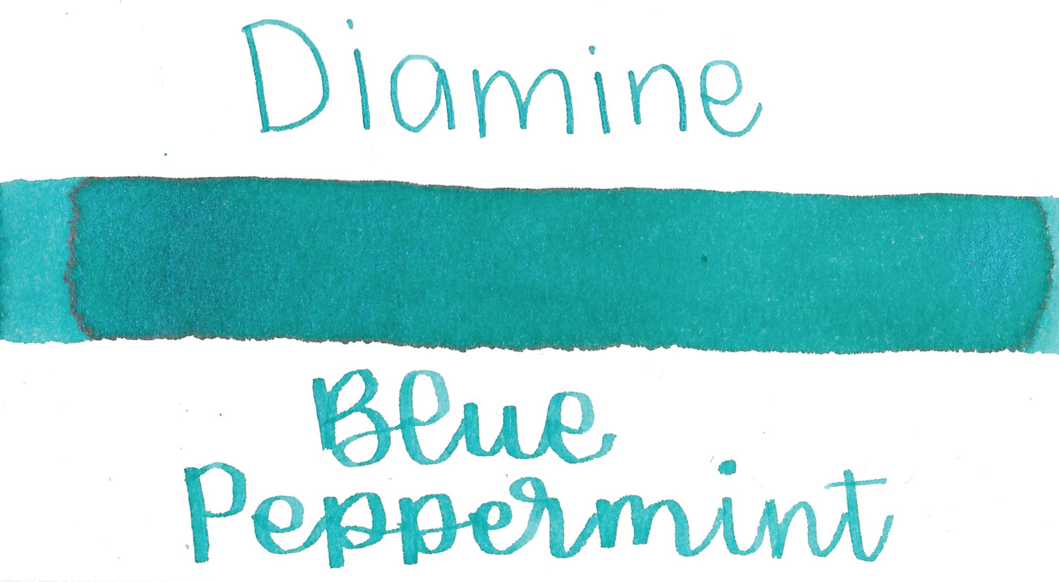 Diamine Blue Edition Blue Peppermint Shimmer