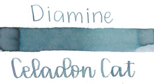 Diamine Reddit Ink Project - Celadon Cat