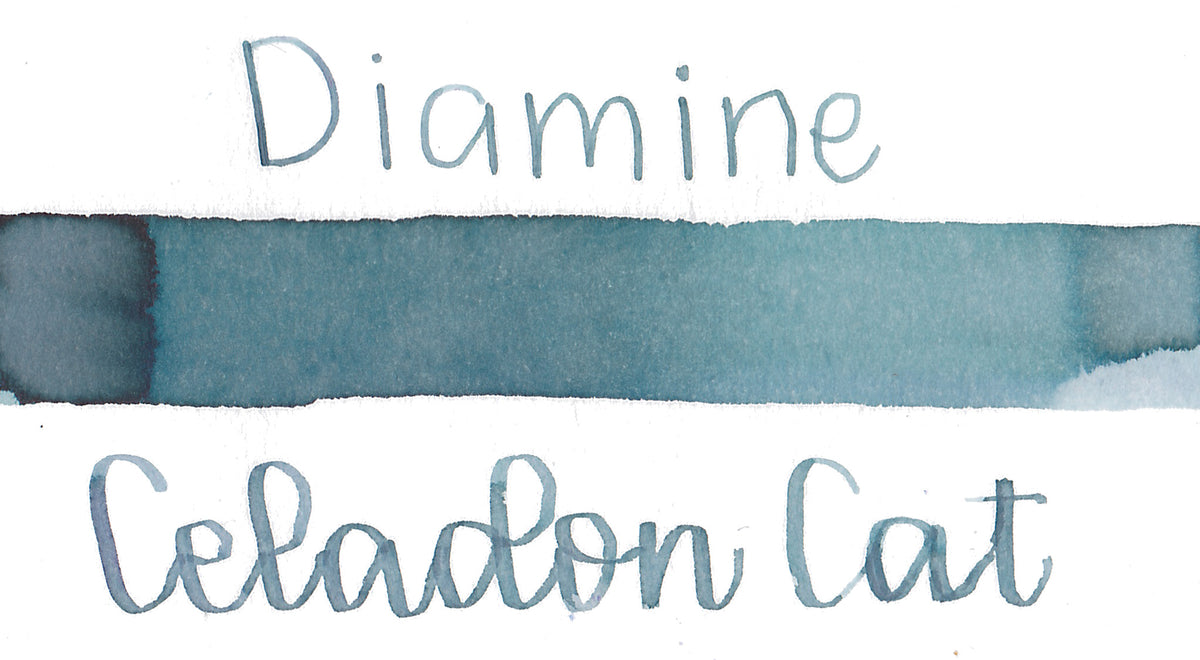 Diamine Celadon Cat Reddit Ink Project