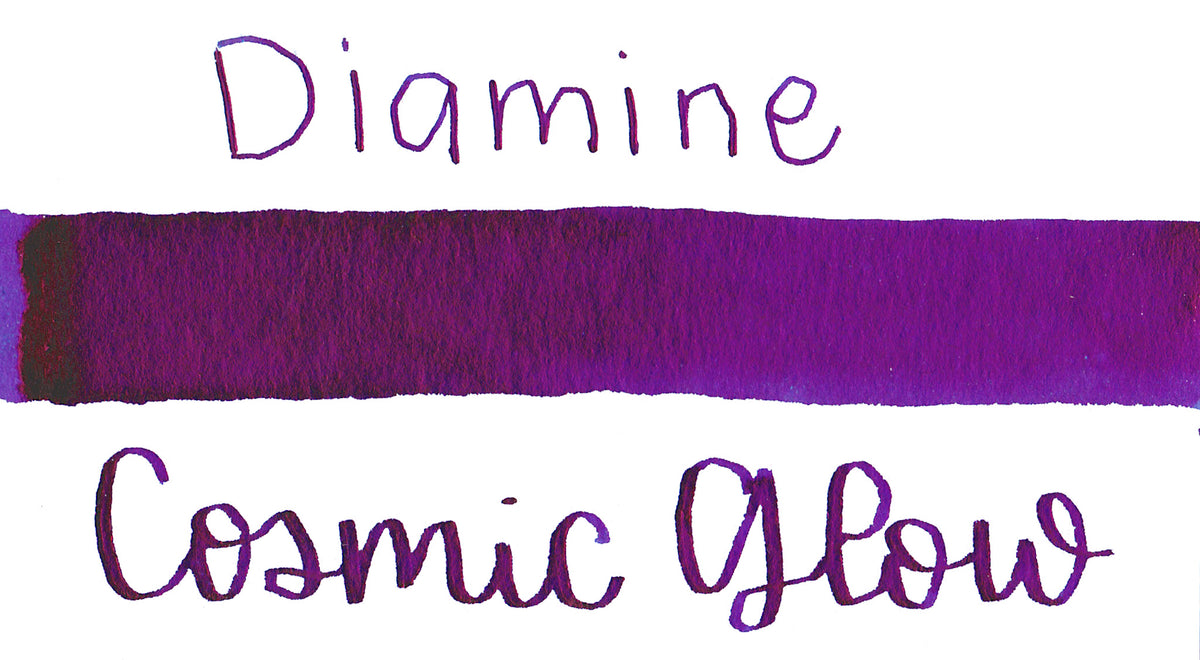 Diamine Black Edition Cosmic Glow Sheening Ink