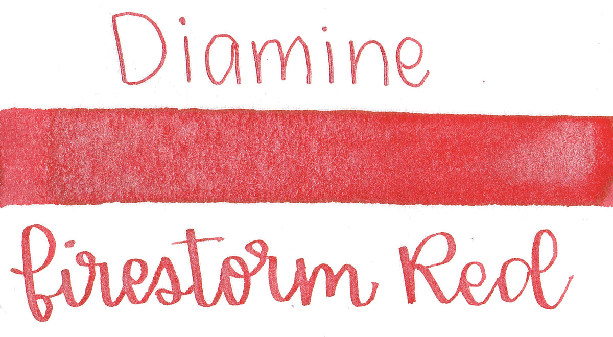 Diamine Shimmer-tastic Firestorm Red