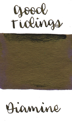 Diamine Black Edition Good Tidings Sheening Ink