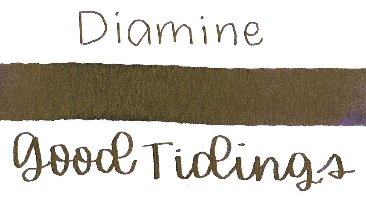 Diamine Black Edition Good Tidings Sheening Ink
