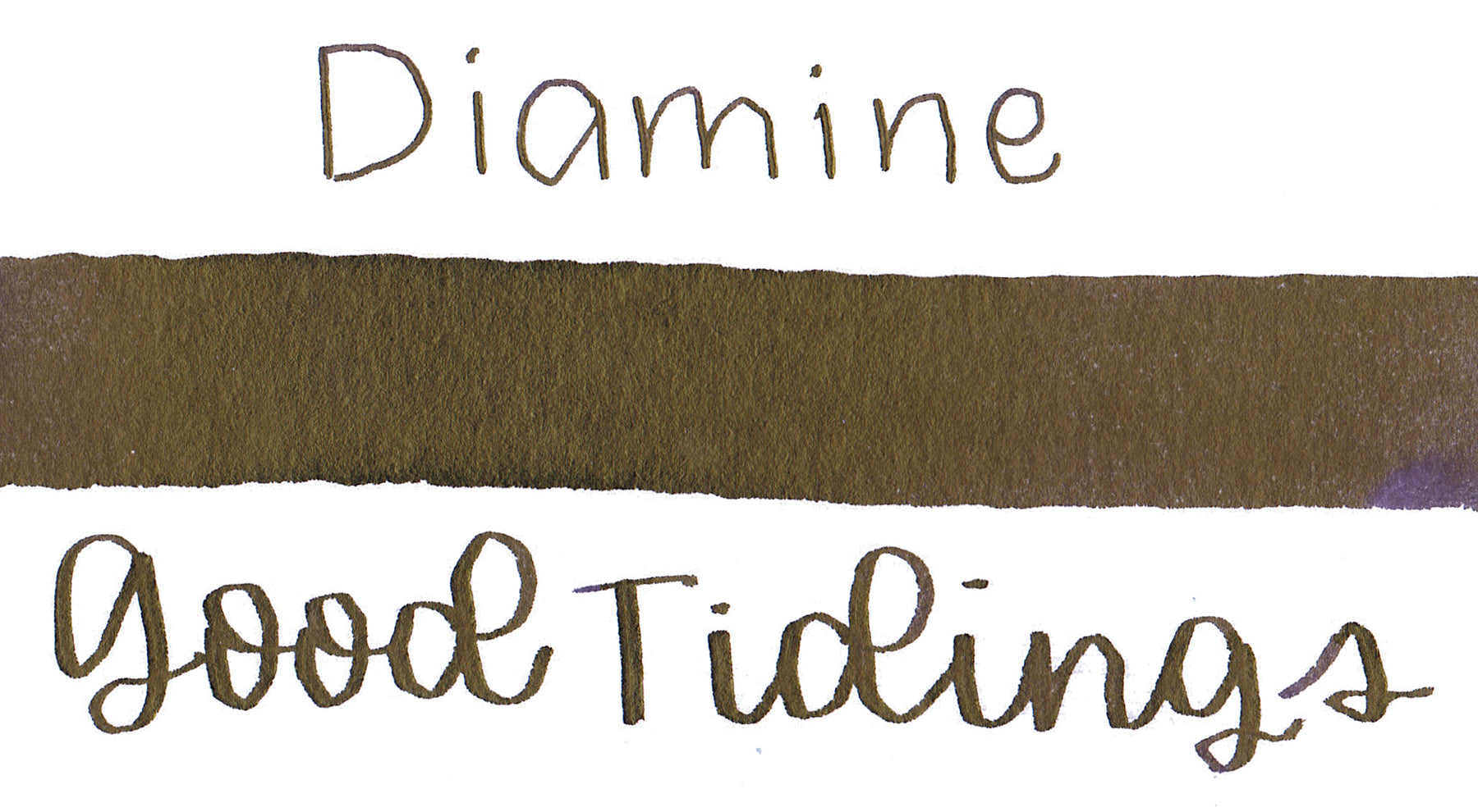 Diamine Black Edition Good Tidings Sheening Ink