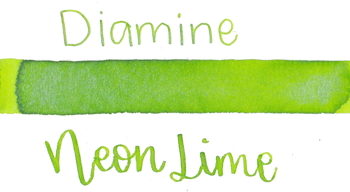 Diamine Shimmer-tastic Neon Lime